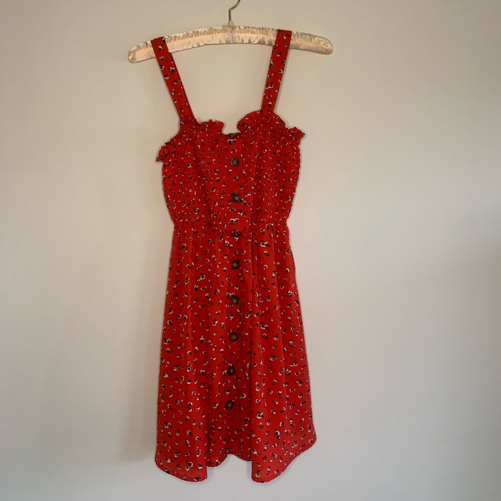 Sienna Sky red sundress